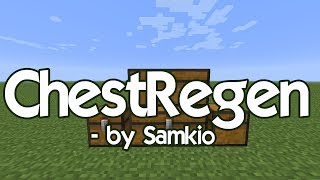 Plugin Showcase - ChestRegen - WoopaGaming