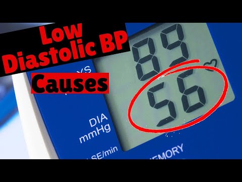 What is the lowest acceptable diastolic blood pressure?