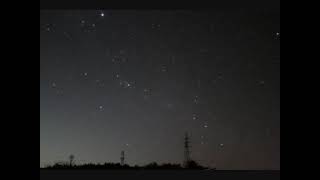 星空動画　カシオペア座とペルセウス座　20161206G 2