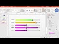 create manual bar graph in powerpoint with 5 animated options