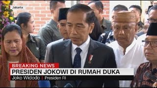 Didampingi Iriana, Jokowi Tiba di Rumah Duka BJ Habibie