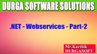 .Net - Webservices-Part 2