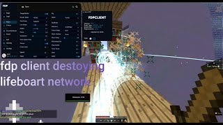 Destroying LifeBoart Skywars w/ Free Client | FDP-Client Config Download