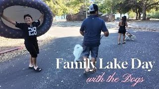 Family Lake Day with the doggies