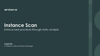 Platform Academy Session #5: Getting Started with Instance Scan