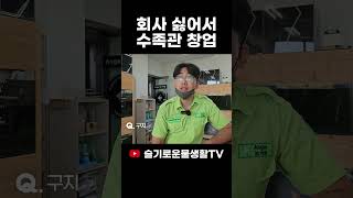 회사 싫어서 수족관 창업