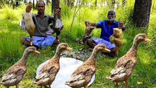 Mud Duck | Baked Mud Duck Recipe | Cooking Whole Duck In Clay | Ancient Cooking | primitive cooking