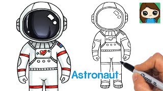How to Draw an Astronaut 👩‍🚀