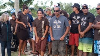 The Hokule'a Polynesian Voyage Malama Honua in Cook Islands