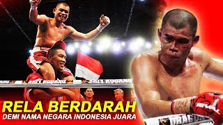 BRUTAL!! RELA BERDARAH DI ATAS RING TINJU DEMI NAMA INDONESIA JUARA