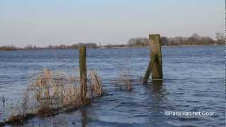 High water in Holland - IJssel River Flooding - februari 2013