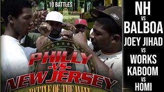 PHILLY vs NEW JERSEY (FULL BATTLE) NH vs BALBOA, JOEY JIHAD vs WORKS, KABOOM vs HOMI, \u0026 7 more!