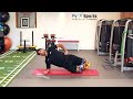 deep physio side plank clamshell