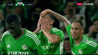 UEFA Champions League. M. Jaber goal (Maccabi Haifa 2:1 Sheriff)