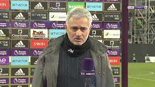 Fulham vs Spurs 0 1 | Jose Mourinho post match Interview