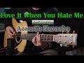 Avril Lavigne - Love It When You Hate Me feat. blackbear | Acoustic Karaoke| Guitar Cover