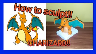 CHARIZARD DE PLASTILINA!!|Arte de Plastilina Pokemon|DIELOA