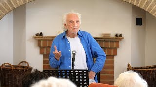 Terence Stamp speaking at the Krishnamurti Centre