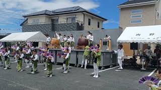 2023年吉野睦會大蛇山×昭和建設 睦和祭ステージイベント①小学生お囃子披露！７月30日(日)