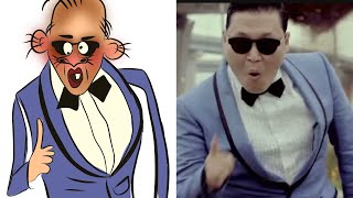 Psy - gangnam style drawing meme - gangnam style k pop - haha baby brand
