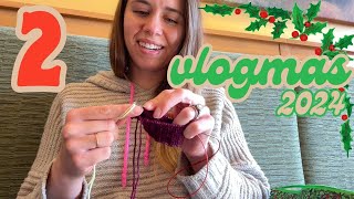 Day 2 - knitting with friends 😁 // Vlogmas 2024