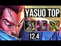 YASUO vs NASUS (TOP) | 14/1/4, 1.7M mastery, Legendary, 300+ games | EUW Diamond | 12.4