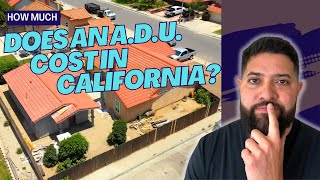 How Much Does An ADU Cost In California?