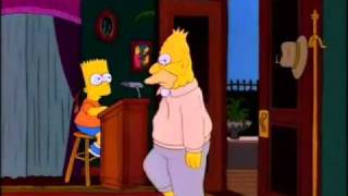 Abuelo Simpson entra al burlesque