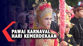 Ribuan Peserta Ikuti Pawai Karnaval Meriahkan Hari Kemerdekaan Republik Indonesia