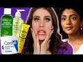 Bridgerton's Charithra Chandran's Nighttime Skincare - Esthe Reacts while her eyelash flies off