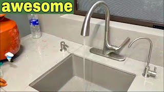 Kohler 2 in one kitchen sink mixer with hand wash