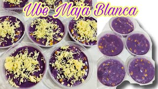 How to make ube Maja Blanca without coconut milk/gata?