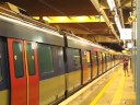 the southbound test train sp1900 emu arrive sha tin station