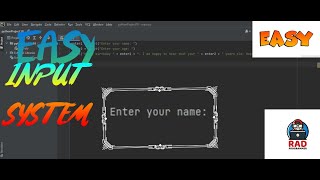 Tutorial for Beginners | User input in Python | Command Line Input(EASY)