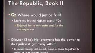 Plato's Republic, End of Book 1, Book 2