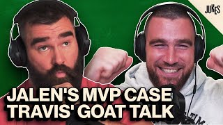 MVP Faves, Travis Latest Record & Is Brady a Good Sport? | New Heights w/Jason & Travis Kelce |EP 17