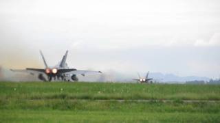 VMFA(AW)-225 F/A-18D takeoff at RJTY