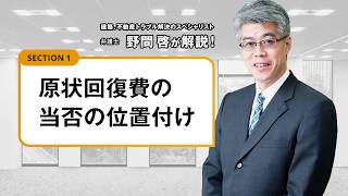 【弁護士解説】原状回復費の当否の位置付け