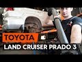 How to change rear shock absorber on TOYOTA LAND CRUISER PRADO 3 (J120)  [TUTORIAL AUTODOC]