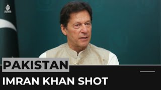 Ex-Pakistan PM Imran Khan shot and wounded at rally