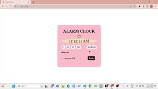 ALARM-CLOCK USING VANILLA JAVASCRIPT