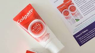 Werbung/Produkttest MaxWhite Ultra Active Foam Colgate