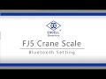 FJ5 Crane Scale Bluetooth Setting