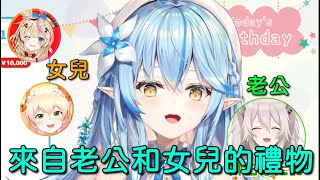 【Hololive獅白牡丹x雪花菈米】來自老公與兩個女兒的生日禮物【Vtuber中文字幕】