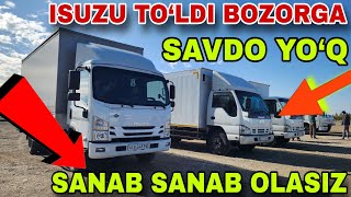 20 NOYABR FARGONA MASHINA BOZORIDA SENJI ISUZU VA YIGILGAN ISUZULAR KELDI SAVDO YOQ