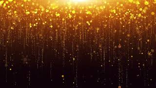 Gold Glitter Happy New Year Background - Free Stock Video