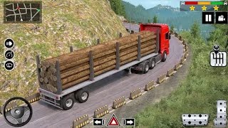Extreme Dangerous 😱 Huge Wood Logging Truck Driving Skill, Amazing Heavy Equipment Operator Truck