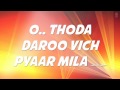 thoda daaroo vich pyar full song with lyrics tum bin taz stereo nation priyanshu chatterjee