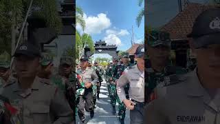 Sinergitas TNI POLRI Kunjungan siswa ke Satbrimobda Bali #brimobuntukindonesia #pasukanpelopor