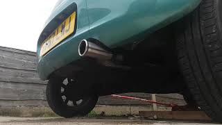 2007 Ford Ka 1.3 straight pipe. Great sound